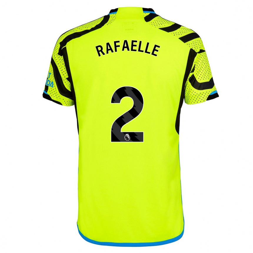 Hombre Fútbol Camiseta Rafaelle Souza #2 Amarillo 2ª Equipación 2023/24