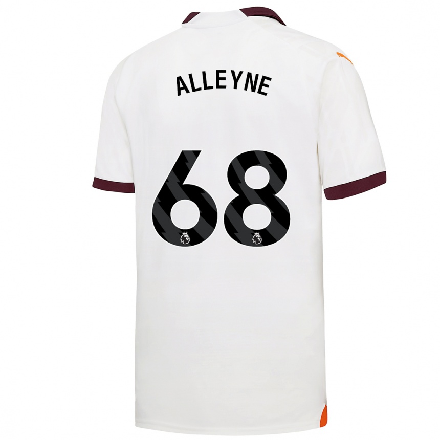 Hombre Fútbol Camiseta Max Alleyne #68 Blanco 2ª Equipación 2023/24