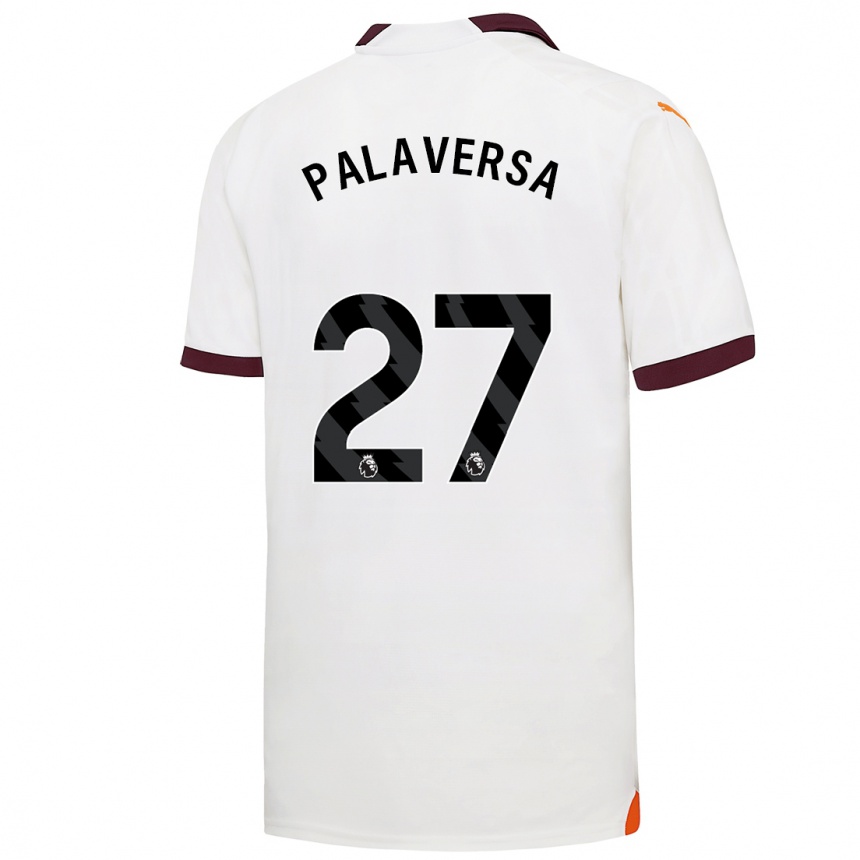 Hombre Fútbol Camiseta Ante Palaversa #27 Blanco 2ª Equipación 2023/24