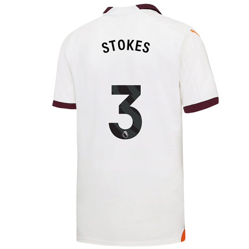 Hombre Fútbol Camiseta Demi Stokes #3 Blanco 2ª Equipación 2023/24