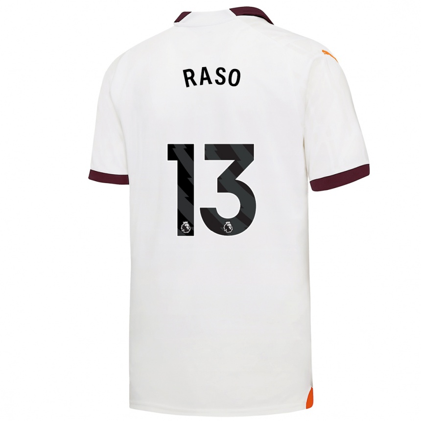 Hombre Fútbol Camiseta Hayley Raso #13 Blanco 2ª Equipación 2023/24