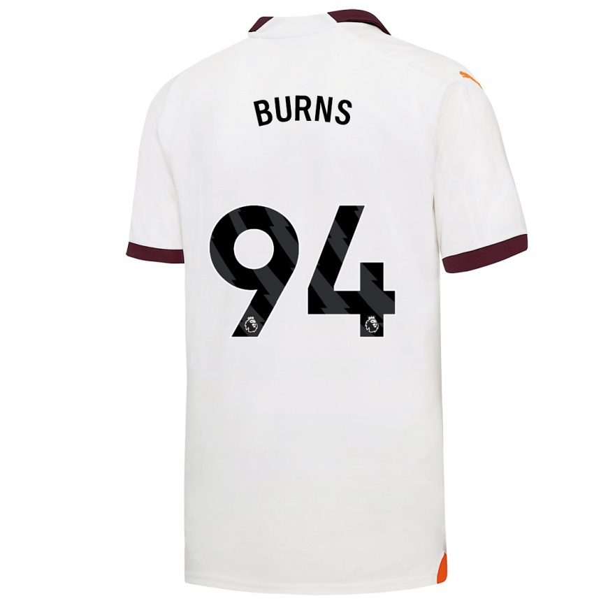 Hombre Fútbol Camiseta Finley Burns #94 Blanco 2ª Equipación 2023/24