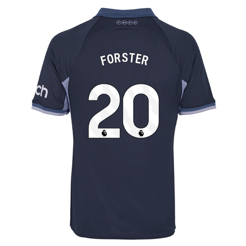 Hombre Fútbol Camiseta Fraser Forster #20 Azul Oscuro 2ª Equipación 2023/24