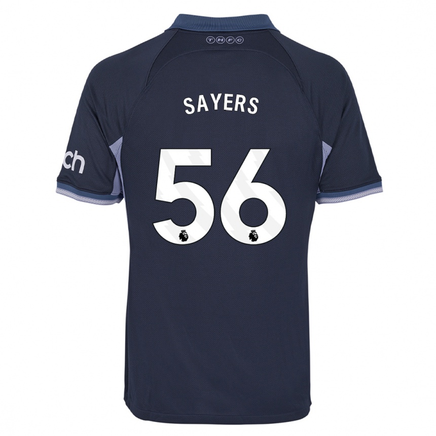 Hombre Fútbol Camiseta Charlie Sayers #56 Azul Oscuro 2ª Equipación 2023/24