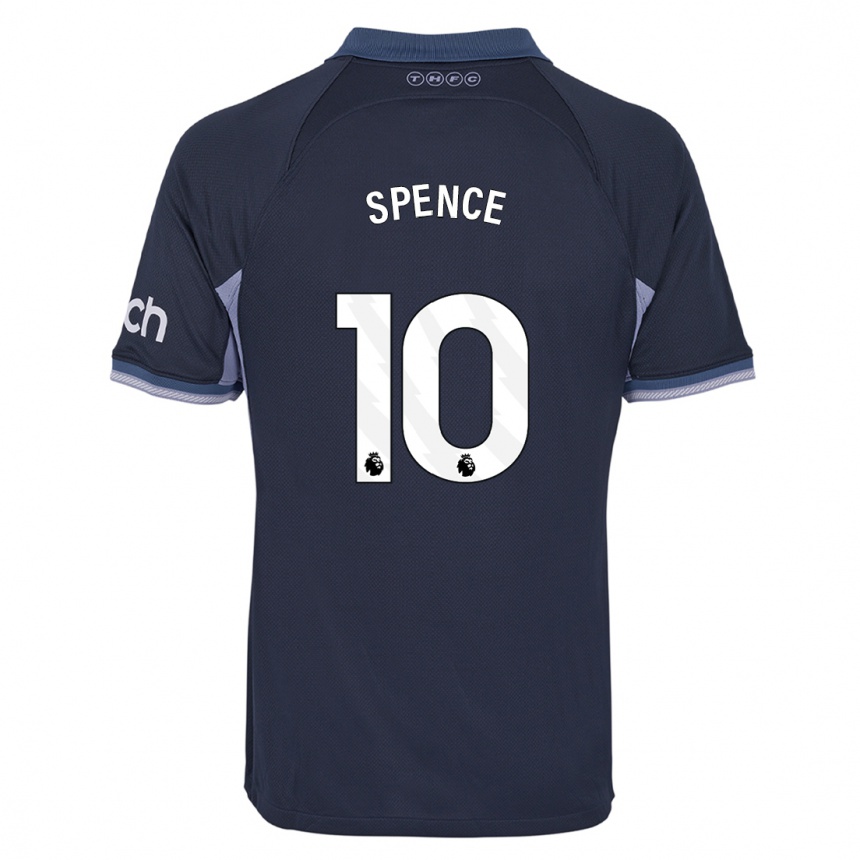 Hombre Fútbol Camiseta Drew Spence #10 Azul Oscuro 2ª Equipación 2023/24