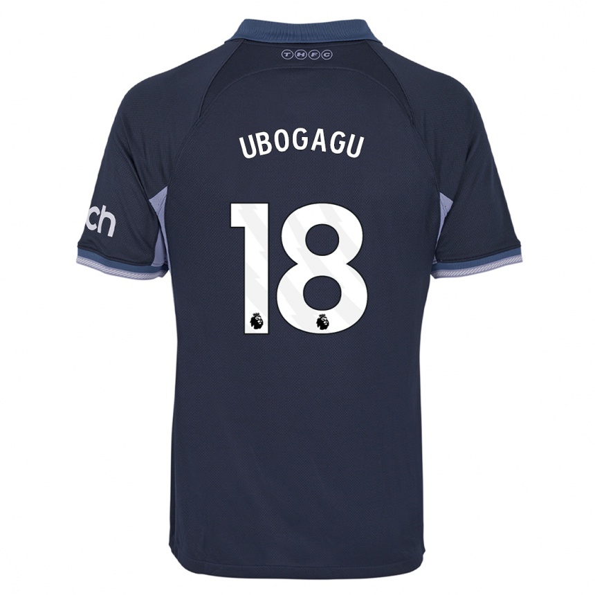 Hombre Fútbol Camiseta Chioma Ubogagu #18 Azul Oscuro 2ª Equipación 2023/24