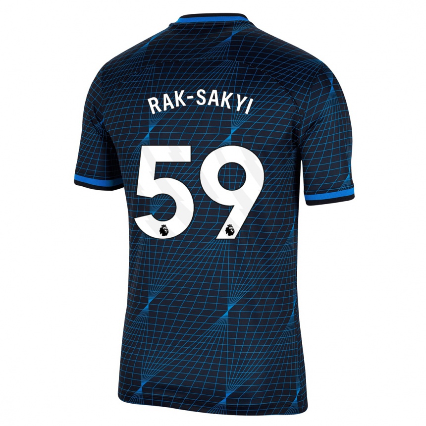 Hombre Fútbol Camiseta Sam Rak-Sakyi #59 Azul Oscuro 2ª Equipación 2023/24