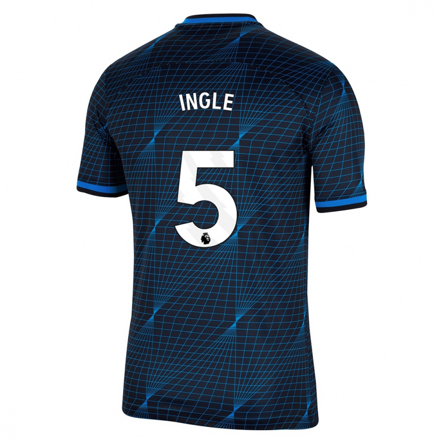 Hombre Fútbol Camiseta Sophie Ingle #5 Azul Oscuro 2ª Equipación 2023/24