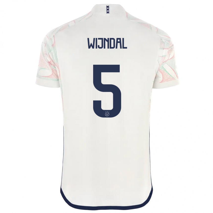 Hombre Fútbol Camiseta Owen Wijndal #5 Blanco 2ª Equipación 2023/24