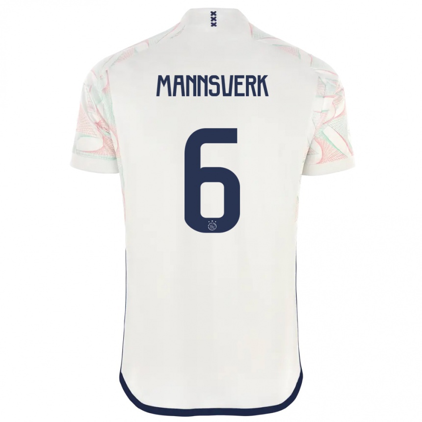 Hombre Fútbol Camiseta Sivert Mannsverk #6 Blanco 2ª Equipación 2023/24