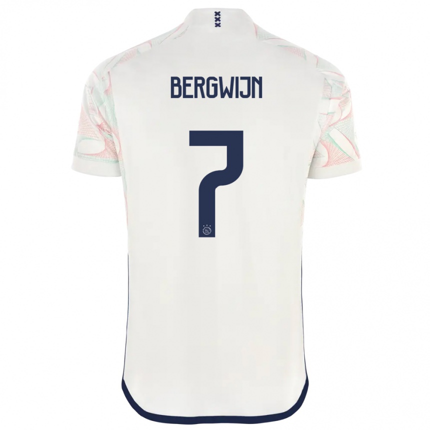 Hombre Fútbol Camiseta Steven Bergwijn #7 Blanco 2ª Equipación 2023/24