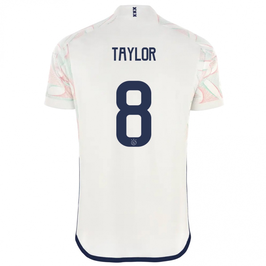 Hombre Fútbol Camiseta Kenneth Taylor #8 Blanco 2ª Equipación 2023/24