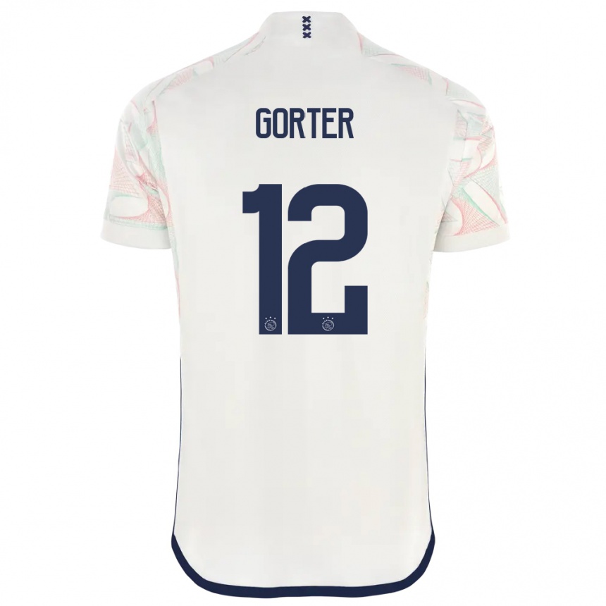 Hombre Fútbol Camiseta Jay Gorter #12 Blanco 2ª Equipación 2023/24