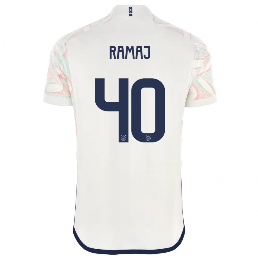 Hombre Fútbol Camiseta Diant Ramaj #40 Blanco 2ª Equipación 2023/24