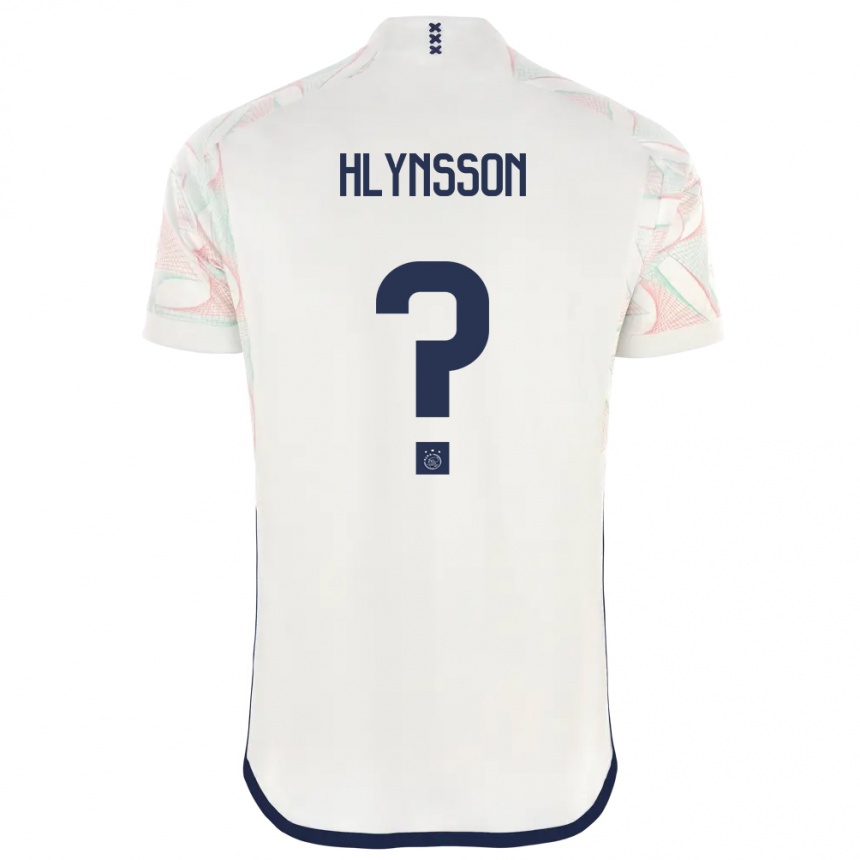 Hombre Fútbol Camiseta Kristian Hlynsson #0 Blanco 2ª Equipación 2023/24