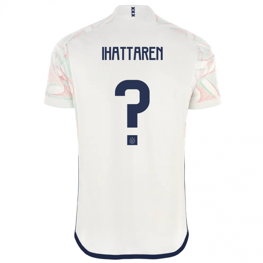 Hombre Fútbol Camiseta Mohamed Ihattaren #0 Blanco 2ª Equipación 2023/24