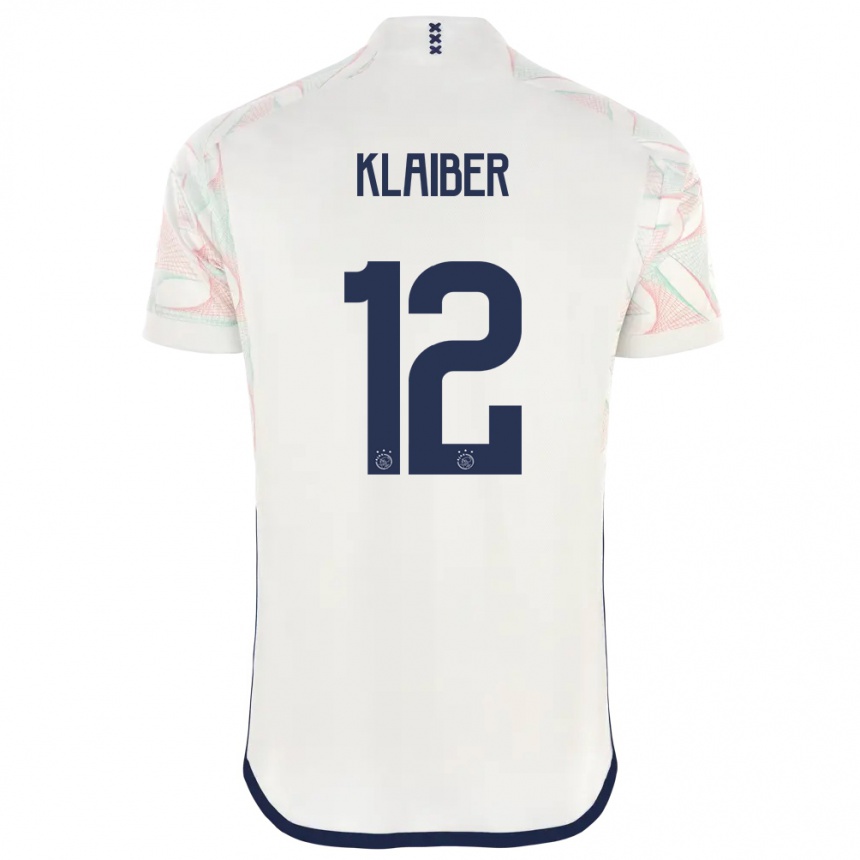 Hombre Fútbol Camiseta Sean Klaiber #12 Blanco 2ª Equipación 2023/24