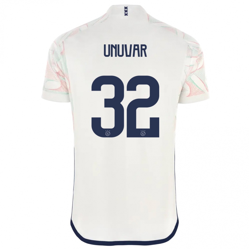 Hombre Fútbol Camiseta Naci Unuvar #32 Blanco 2ª Equipación 2023/24