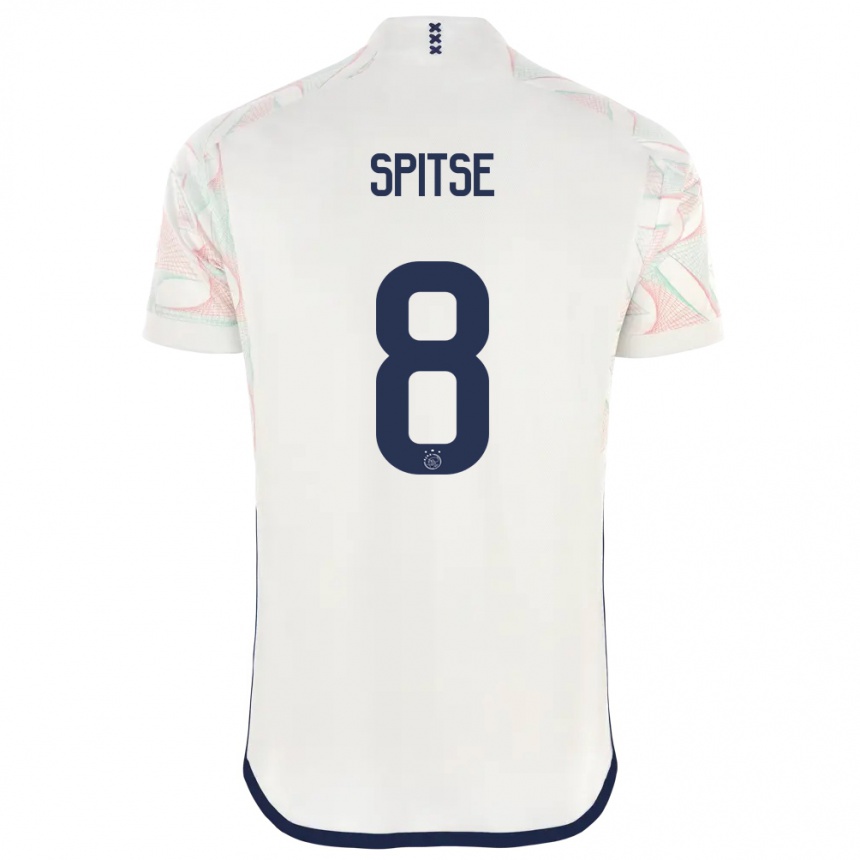 Hombre Fútbol Camiseta Sherida Spitse #8 Blanco 2ª Equipación 2023/24