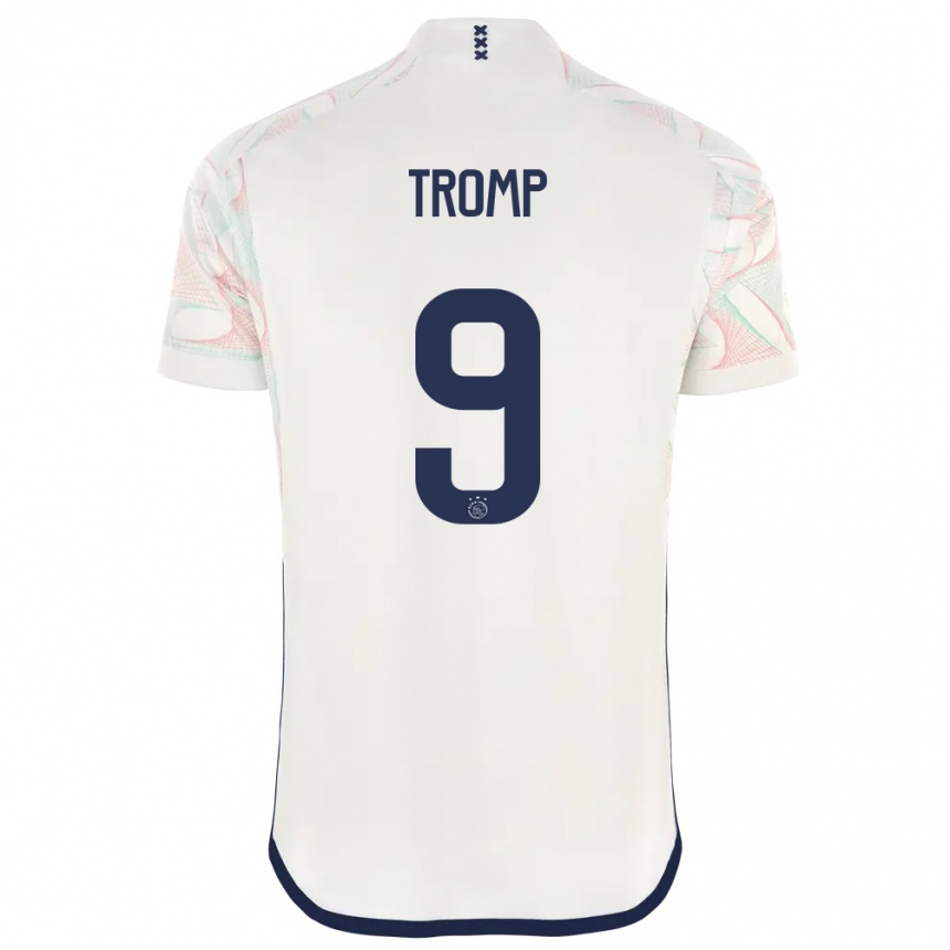 Hombre Fútbol Camiseta Nikita Tromp #9 Blanco 2ª Equipación 2023/24