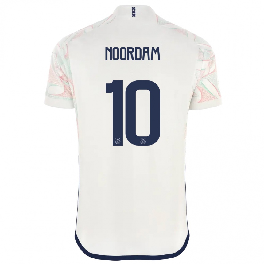 Hombre Fútbol Camiseta Nadine Noordam #10 Blanco 2ª Equipación 2023/24