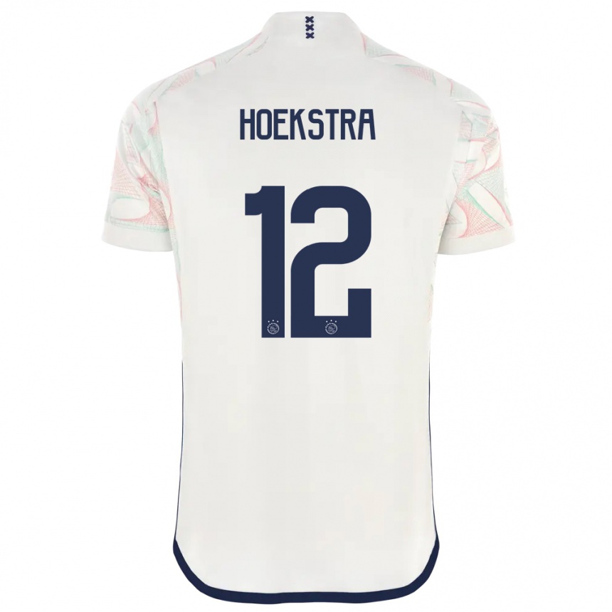 Hombre Fútbol Camiseta Isabelle Hoekstra #12 Blanco 2ª Equipación 2023/24