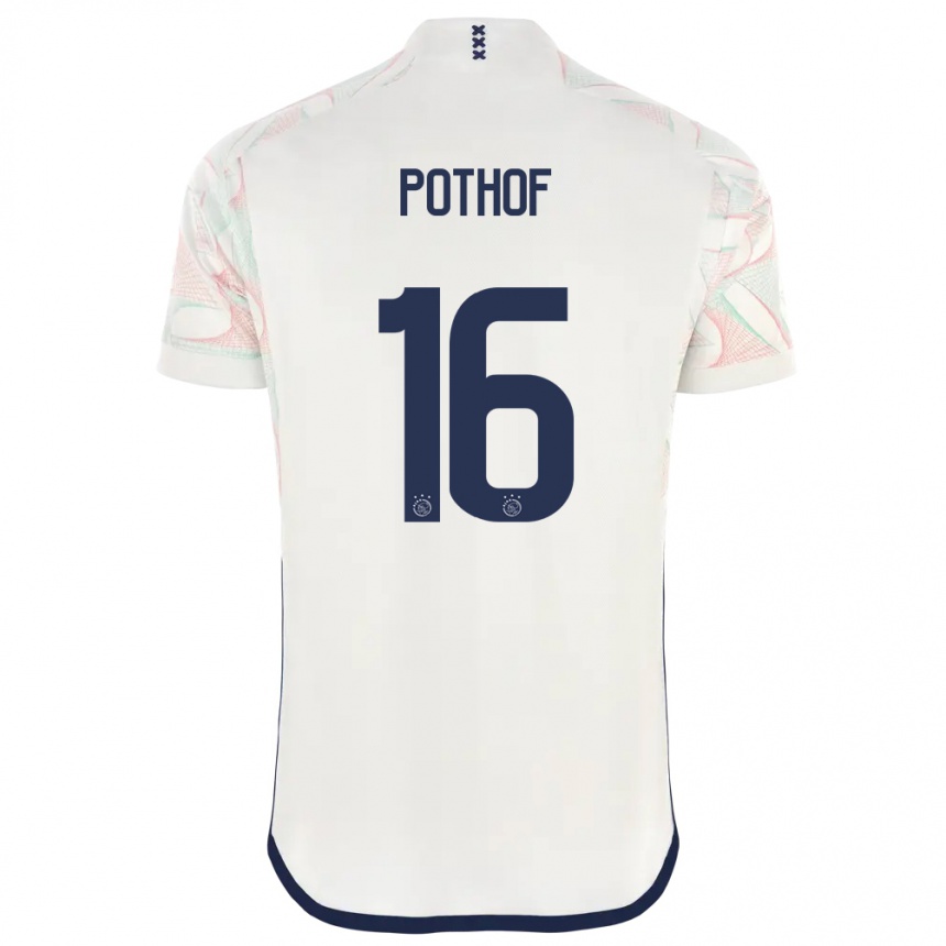 Hombre Fútbol Camiseta Isa Pothof #16 Blanco 2ª Equipación 2023/24