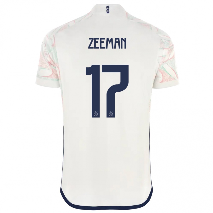 Hombre Fútbol Camiseta Kelly Zeeman #17 Blanco 2ª Equipación 2023/24