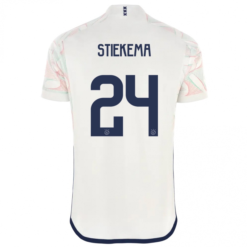 Hombre Fútbol Camiseta Iris Stiekema #24 Blanco 2ª Equipación 2023/24