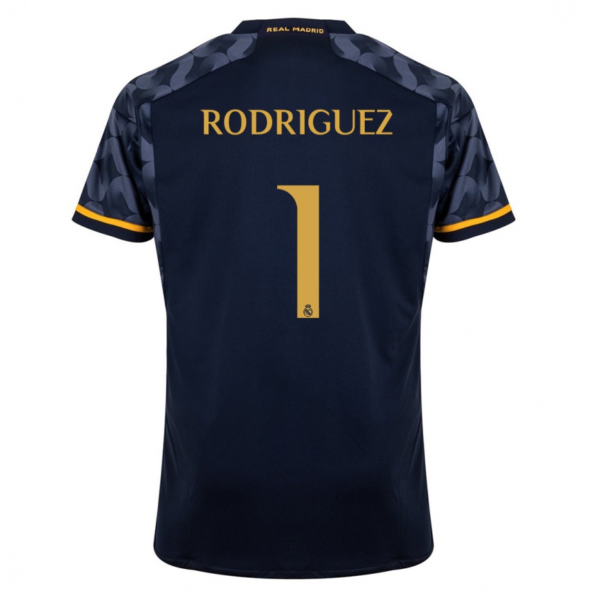 Hombre Fútbol Camiseta Misa Rodriguez #1 Azul Oscuro 2ª Equipación 2023/24