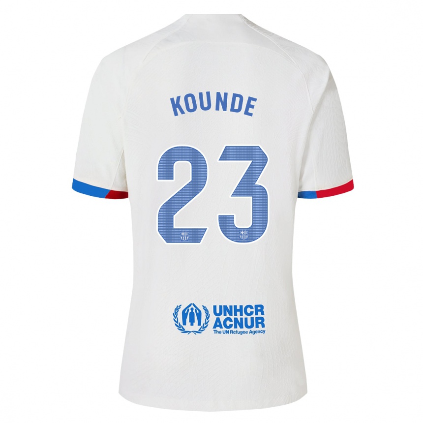 Hombre Fútbol Camiseta Jules Kounde #23 Blanco 2ª Equipación 2023/24