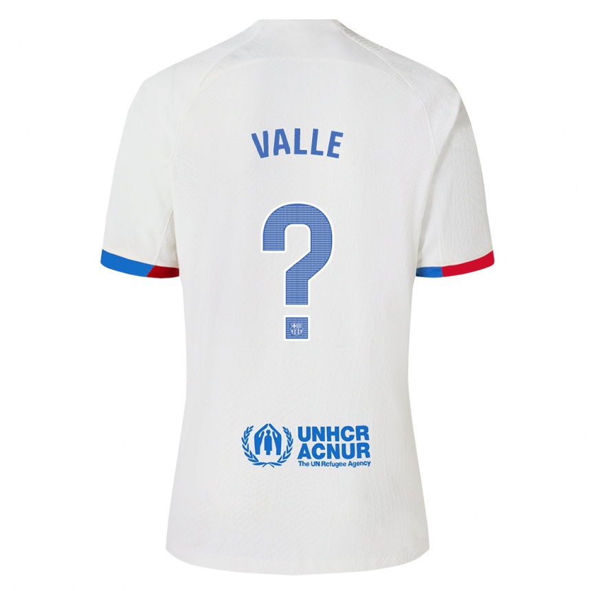 Hombre Fútbol Camiseta Alex Valle #0 Blanco 2ª Equipación 2023/24