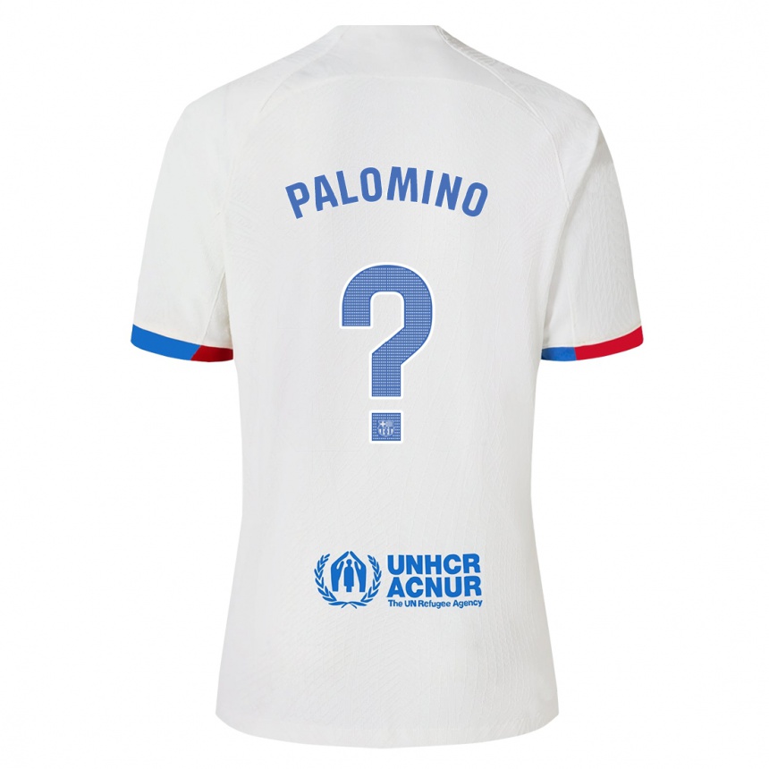 Hombre Fútbol Camiseta Oriol Palomino #0 Blanco 2ª Equipación 2023/24