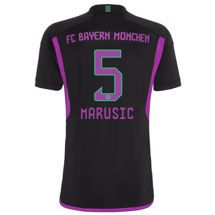 Hombre Fútbol Camiseta Gabriel Marusic #5 Negro 2ª Equipación 2023/24