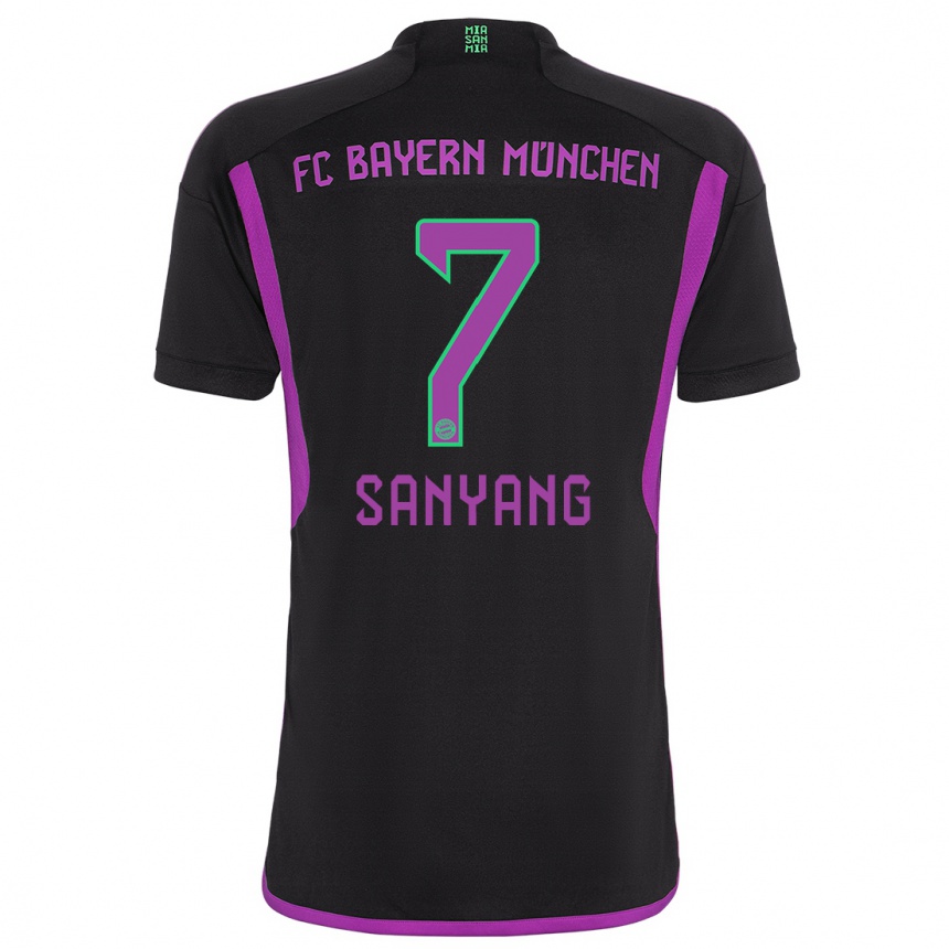 Hombre Fútbol Camiseta Mamin Sanyang #7 Negro 2ª Equipación 2023/24