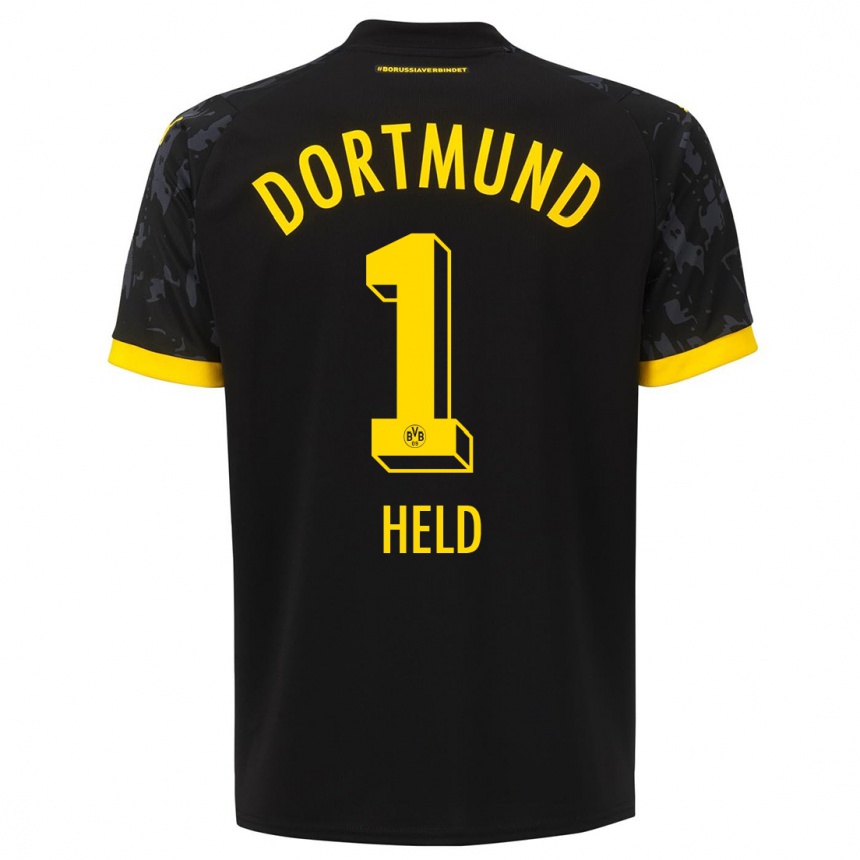 Hombre Fútbol Camiseta Aaron Held #1 Negro 2ª Equipación 2023/24