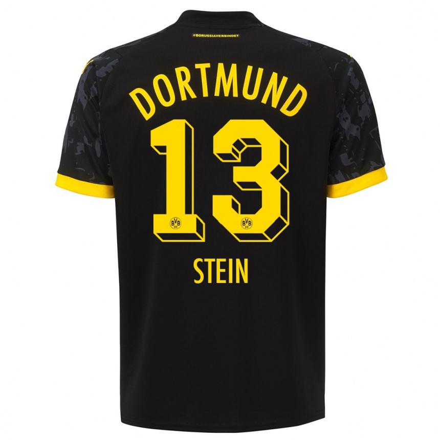 Hombre Fútbol Camiseta Daniel Stein #13 Negro 2ª Equipación 2023/24