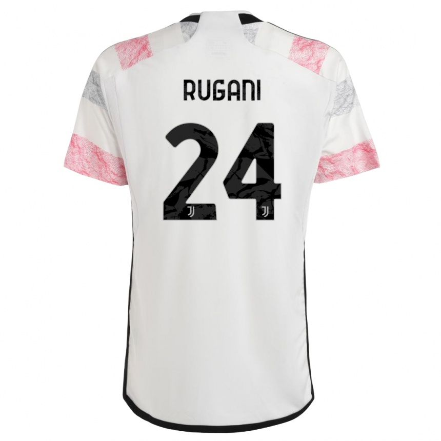 Hombre Fútbol Camiseta Daniele Rugani #24 Blanco Rosa 2ª Equipación 2023/24