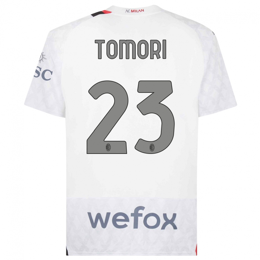 Hombre Fútbol Camiseta Fikayo Tomori #23 Blanco 2ª Equipación 2023/24