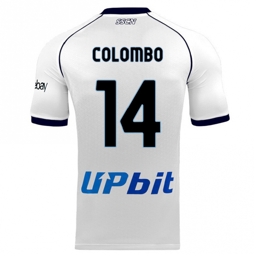 Hombre Fútbol Camiseta Sofia Colombo #14 Blanco 2ª Equipación 2023/24