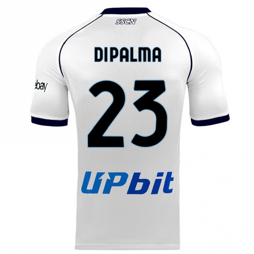 Hombre Fútbol Camiseta Manuel Di Palma #23 Blanco 2ª Equipación 2023/24