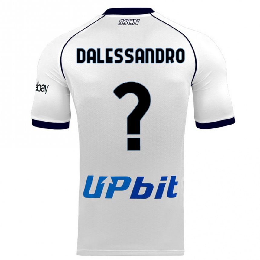 Hombre Fútbol Camiseta Nicola Dalessandro #0 Blanco 2ª Equipación 2023/24