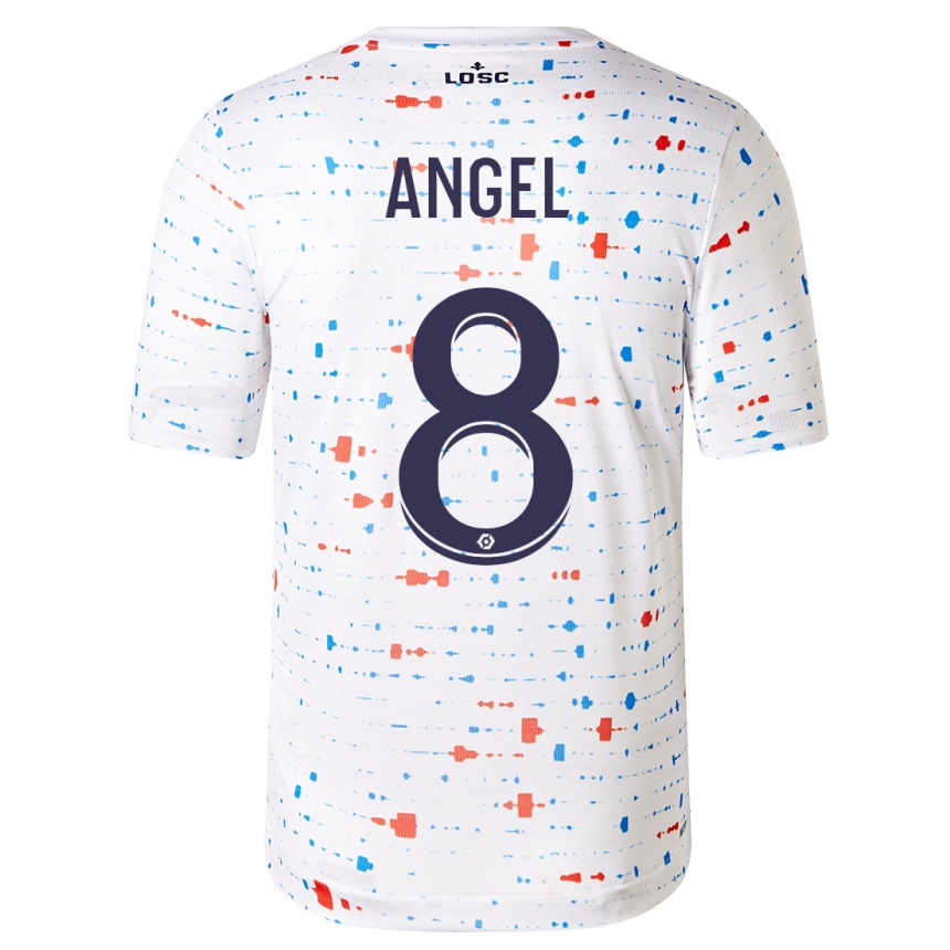 Hombre Fútbol Camiseta Angel Gomes #8 Blanco 2ª Equipación 2023/24