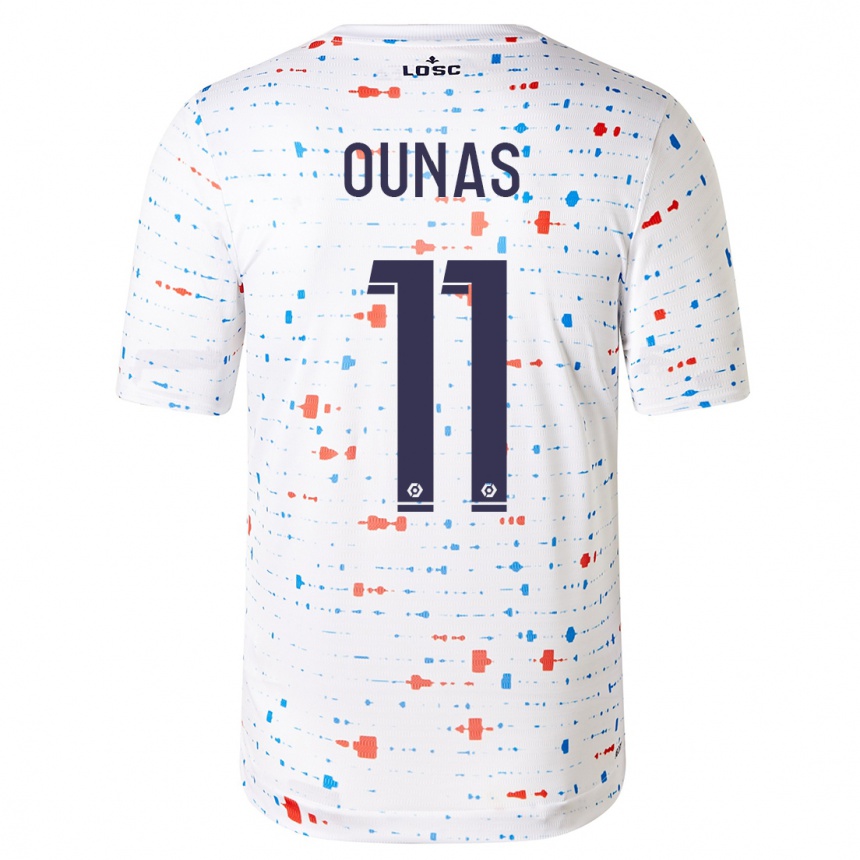 Hombre Fútbol Camiseta Adam Ounas #11 Blanco 2ª Equipación 2023/24