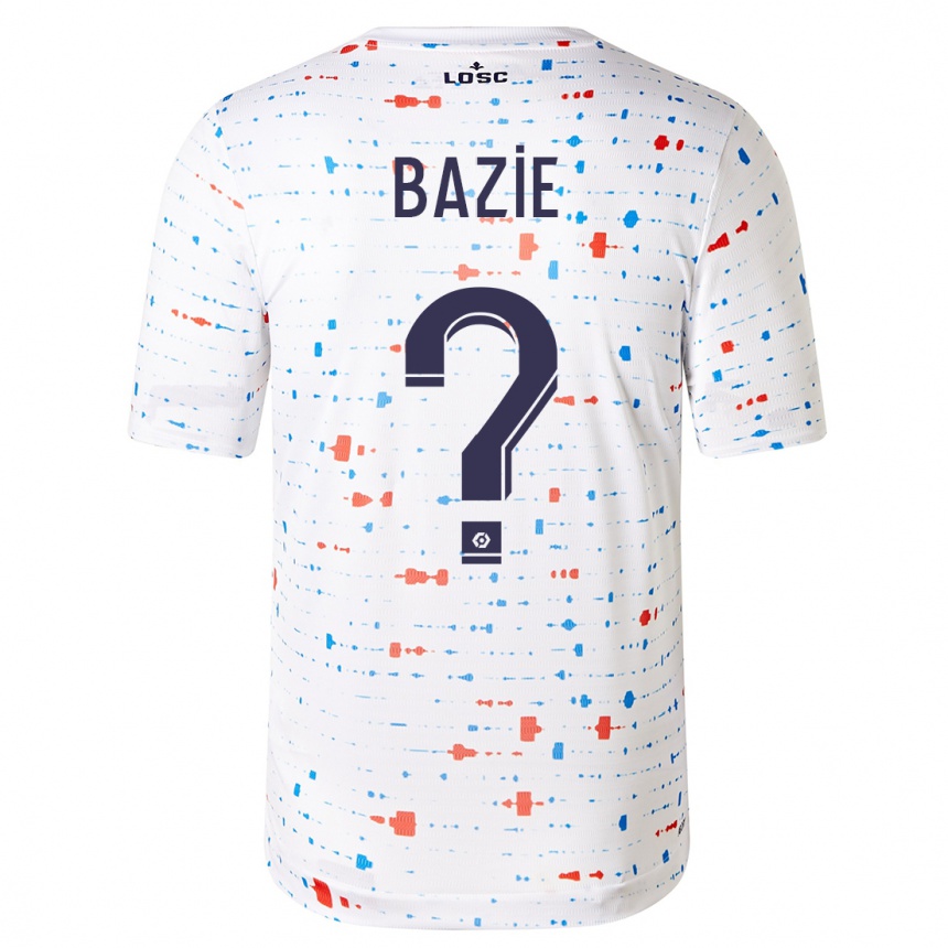 Hombre Fútbol Camiseta Joffrey Bazie #0 Blanco 2ª Equipación 2023/24
