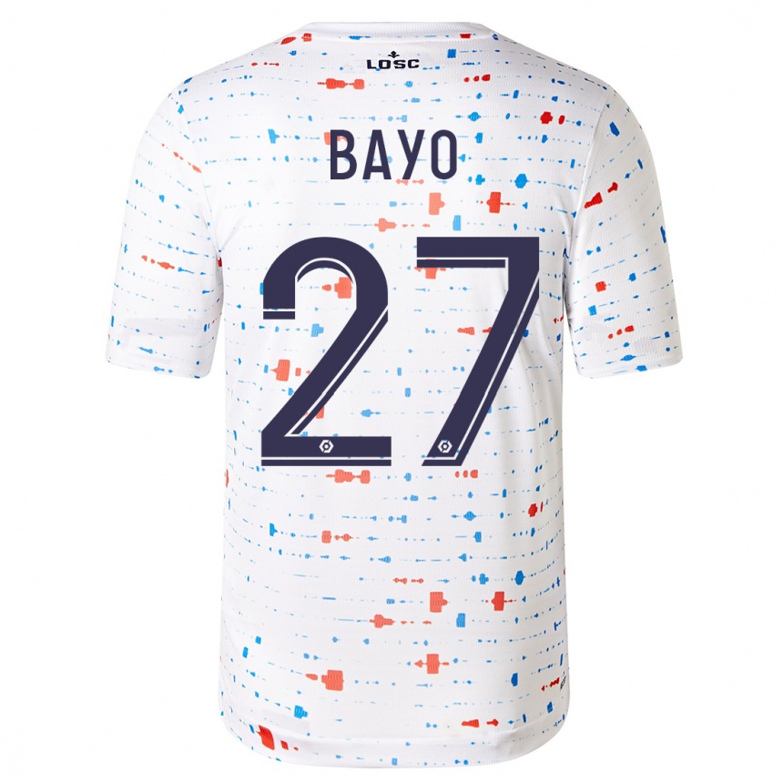 Hombre Fútbol Camiseta Mohamed Bayo #27 Blanco 2ª Equipación 2023/24