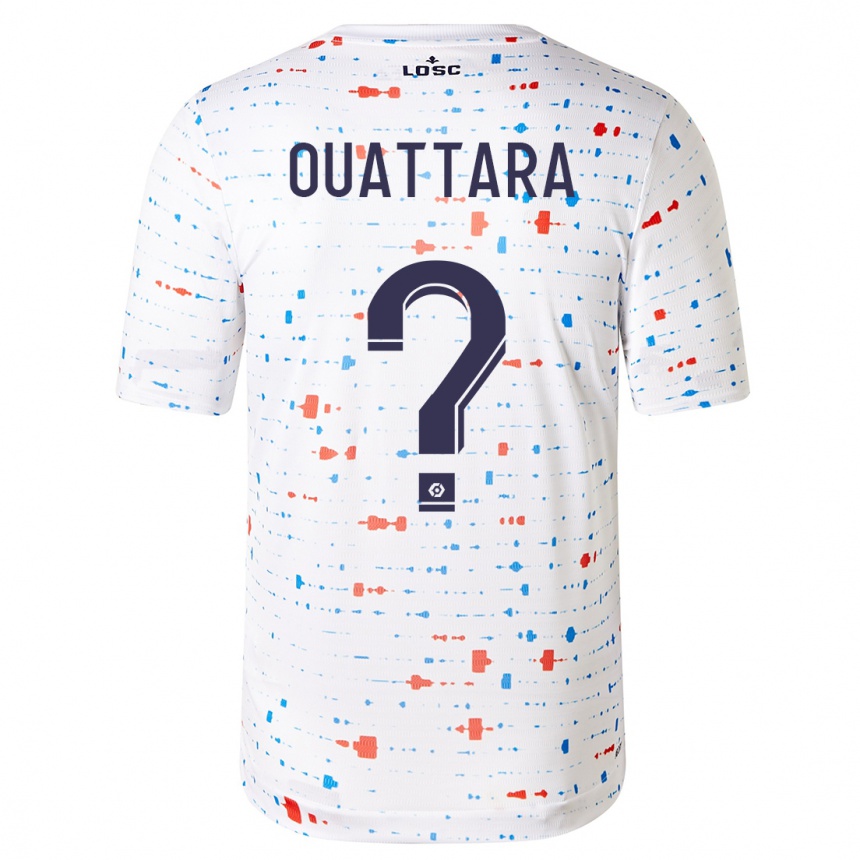 Hombre Fútbol Camiseta Fadiga Ouattara #0 Blanco 2ª Equipación 2023/24