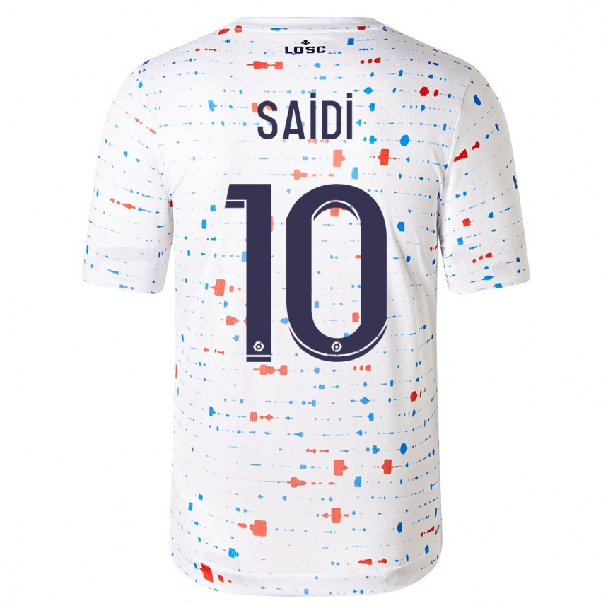 Hombre Fútbol Camiseta Rachel Saidi #10 Blanco 2ª Equipación 2023/24