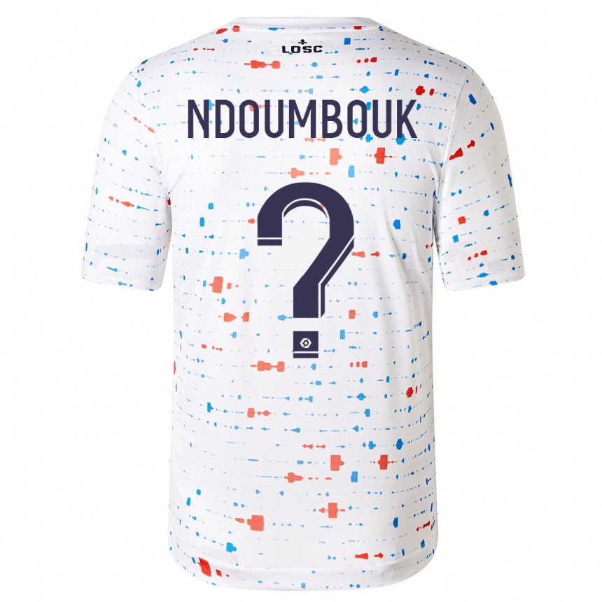 Hombre Fútbol Camiseta Marlyse Ngo Ndoumbouk #0 Blanco 2ª Equipación 2023/24