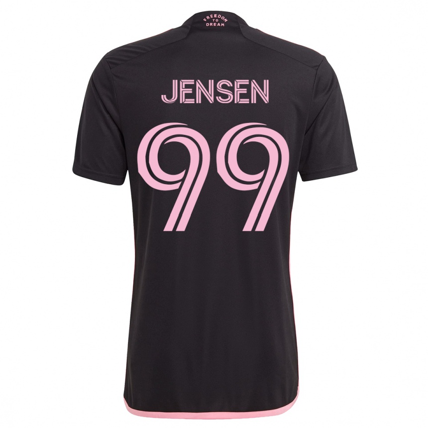 Hombre Fútbol Camiseta Cole Jensen #99 Negro 2ª Equipación 2023/24
